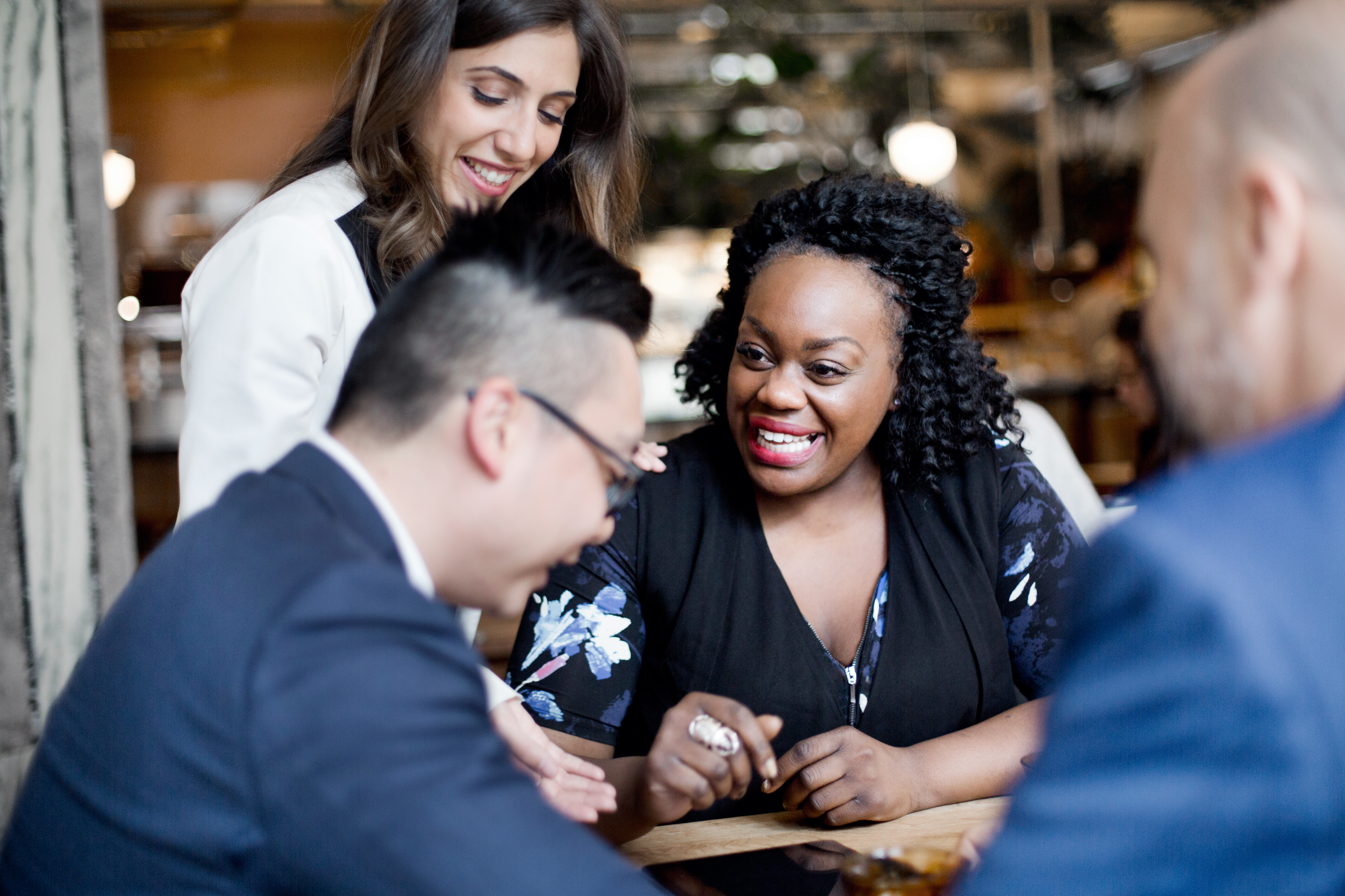 Richter team members laughing and enjoying life at Richter