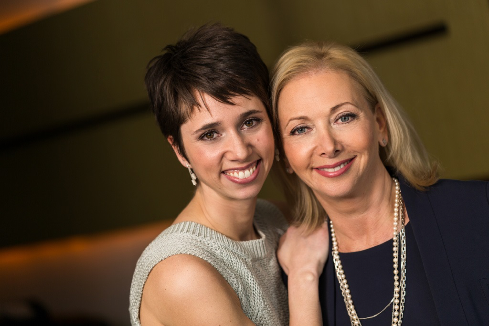 mother and daughter businesspeople 