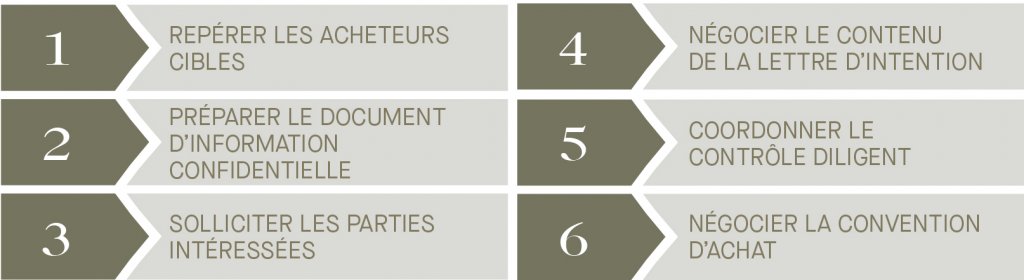 Principales étapes du plan de relève
