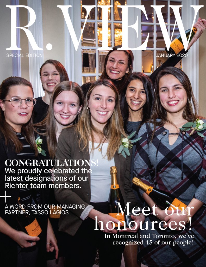 R.View magazine cover of Professional Achievements 2019