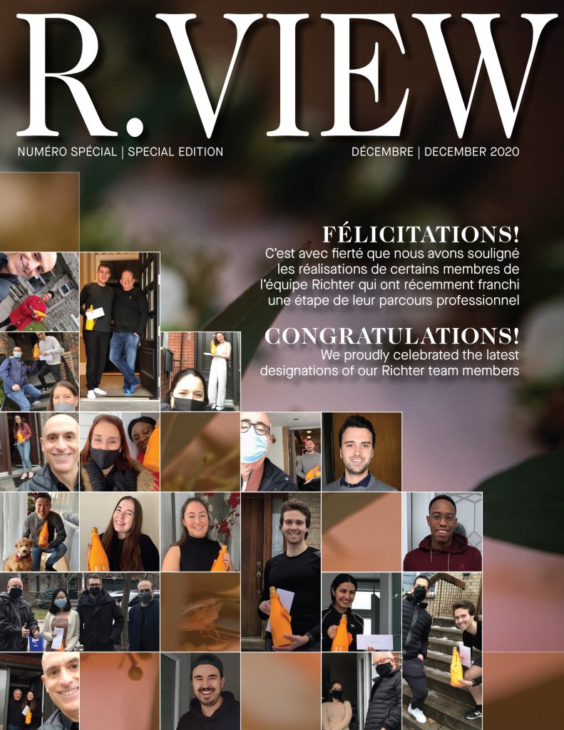 La couverture du magazine R.View