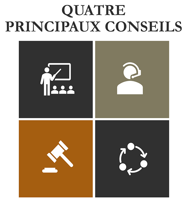 Projet de loi 64 - Quatre principaux conseils