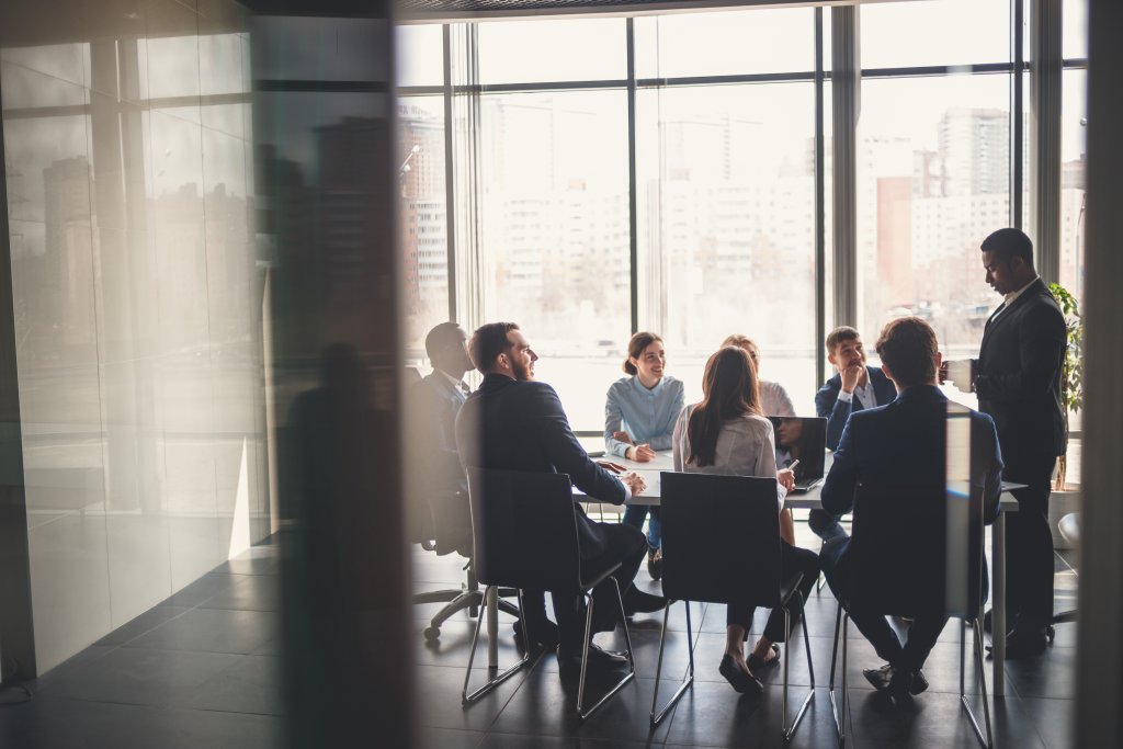 People in a meeting room