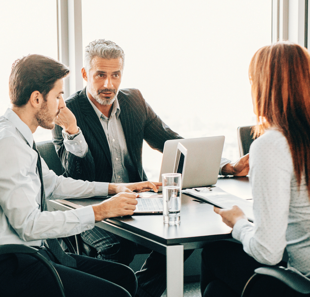 meeting with 3 people